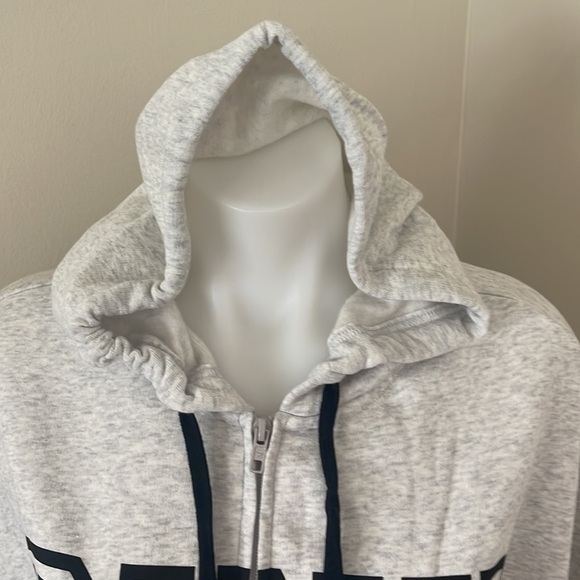 (NWT) Victoria’s Secret PINK Everyday Lounge 1/4 Zip in Heather Stone Grey - Picture 9 of 16